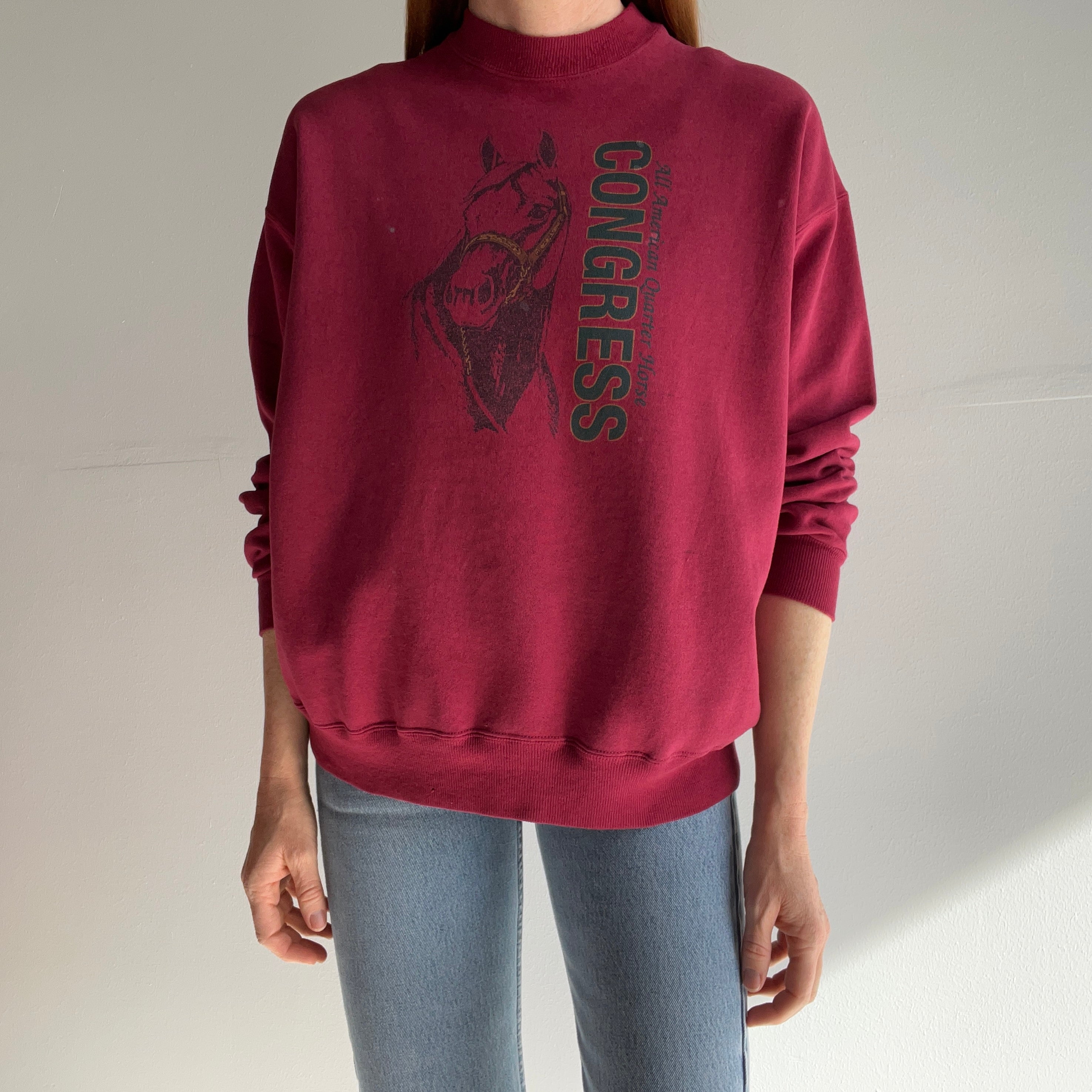 1990s All American Quarter Horse Congress Sweatshirt