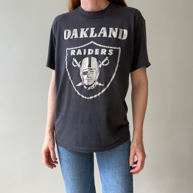1980s Oakland Raiders T Shirt