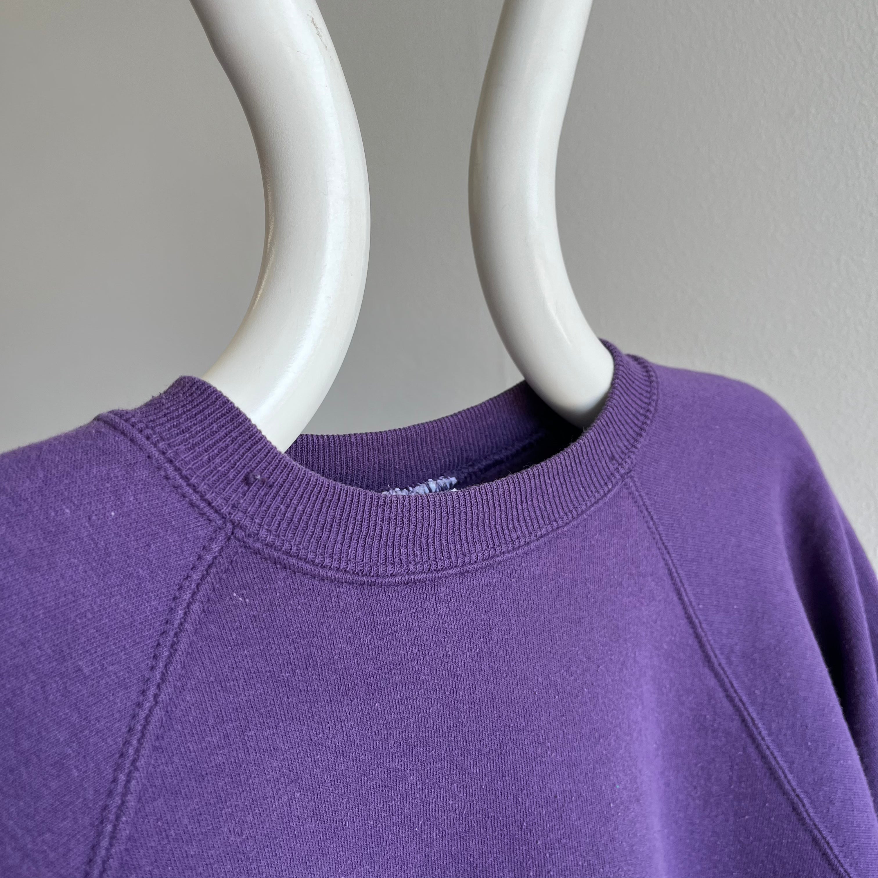 1990s Blank Purple Raglan by HHW