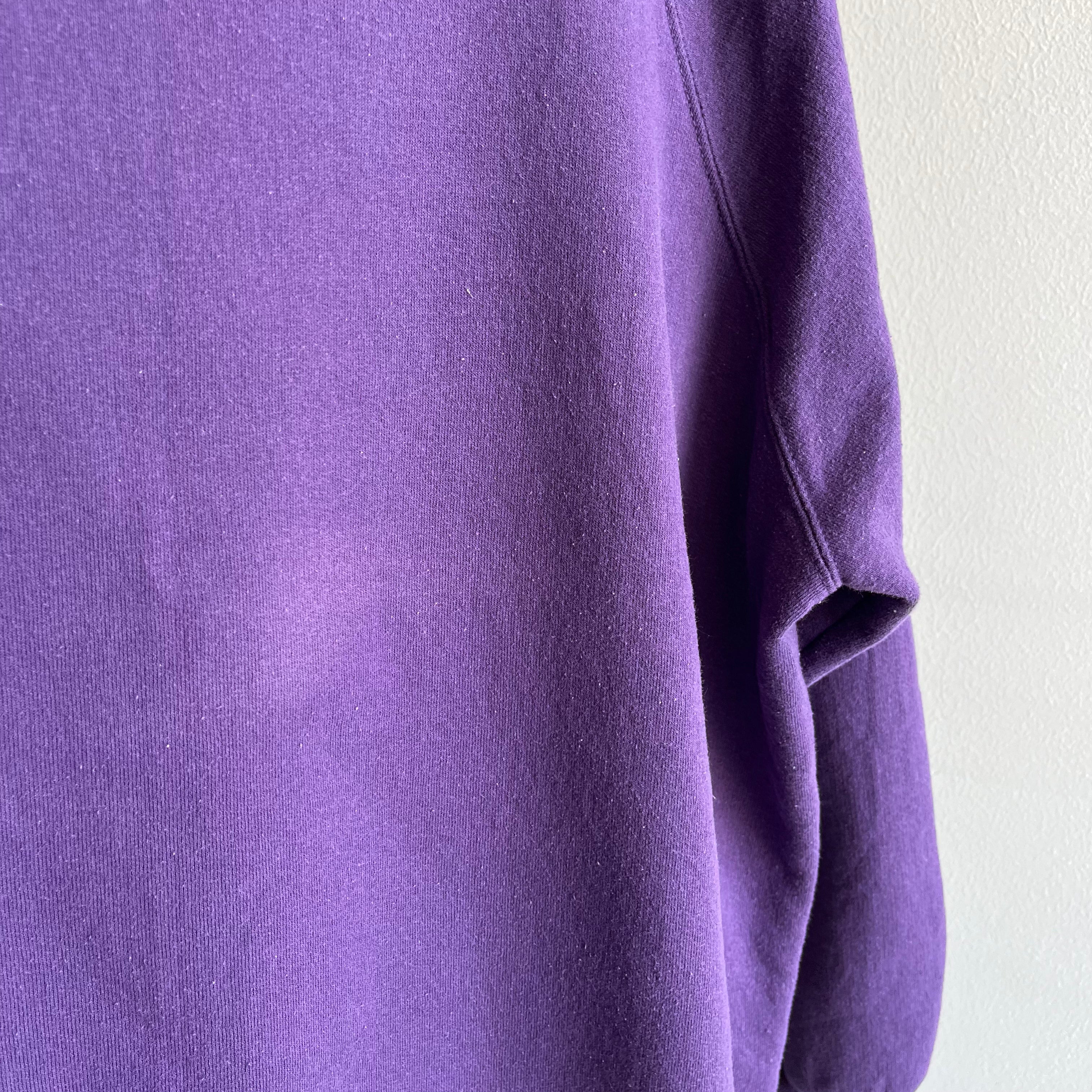 1990s Blank Purple Raglan by HHW