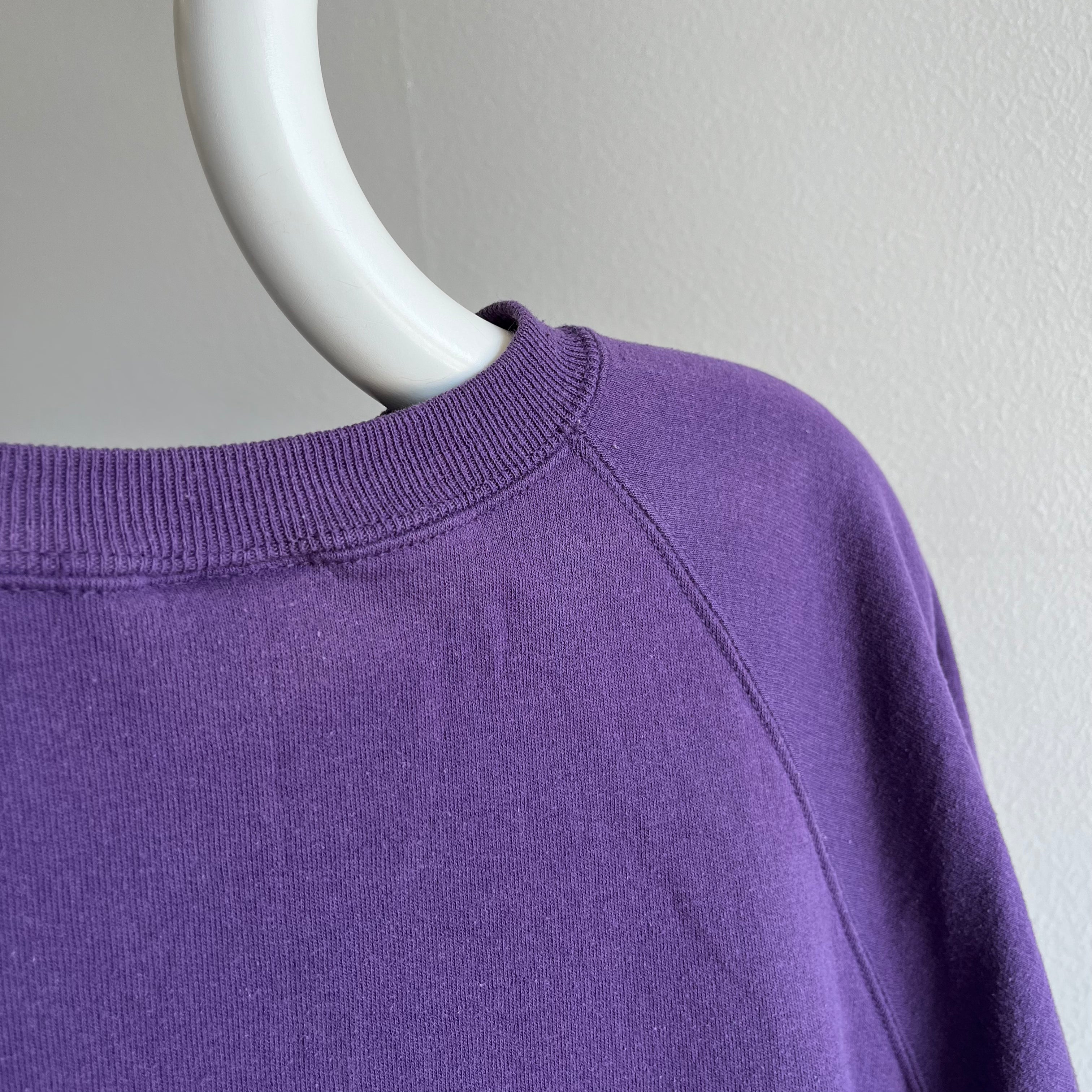 1990s Blank Purple Raglan by HHW