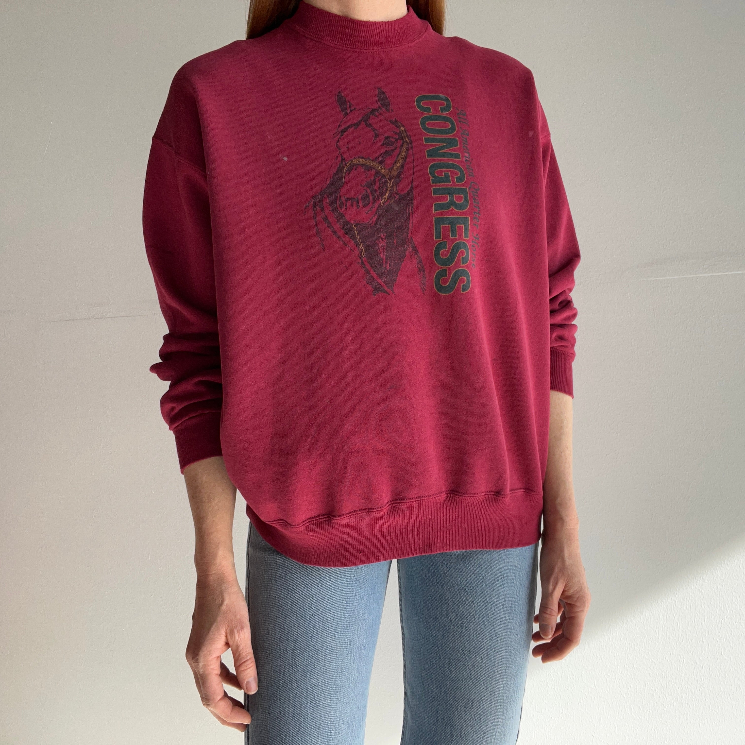 1990s All American Quarter Horse Congress Sweatshirt