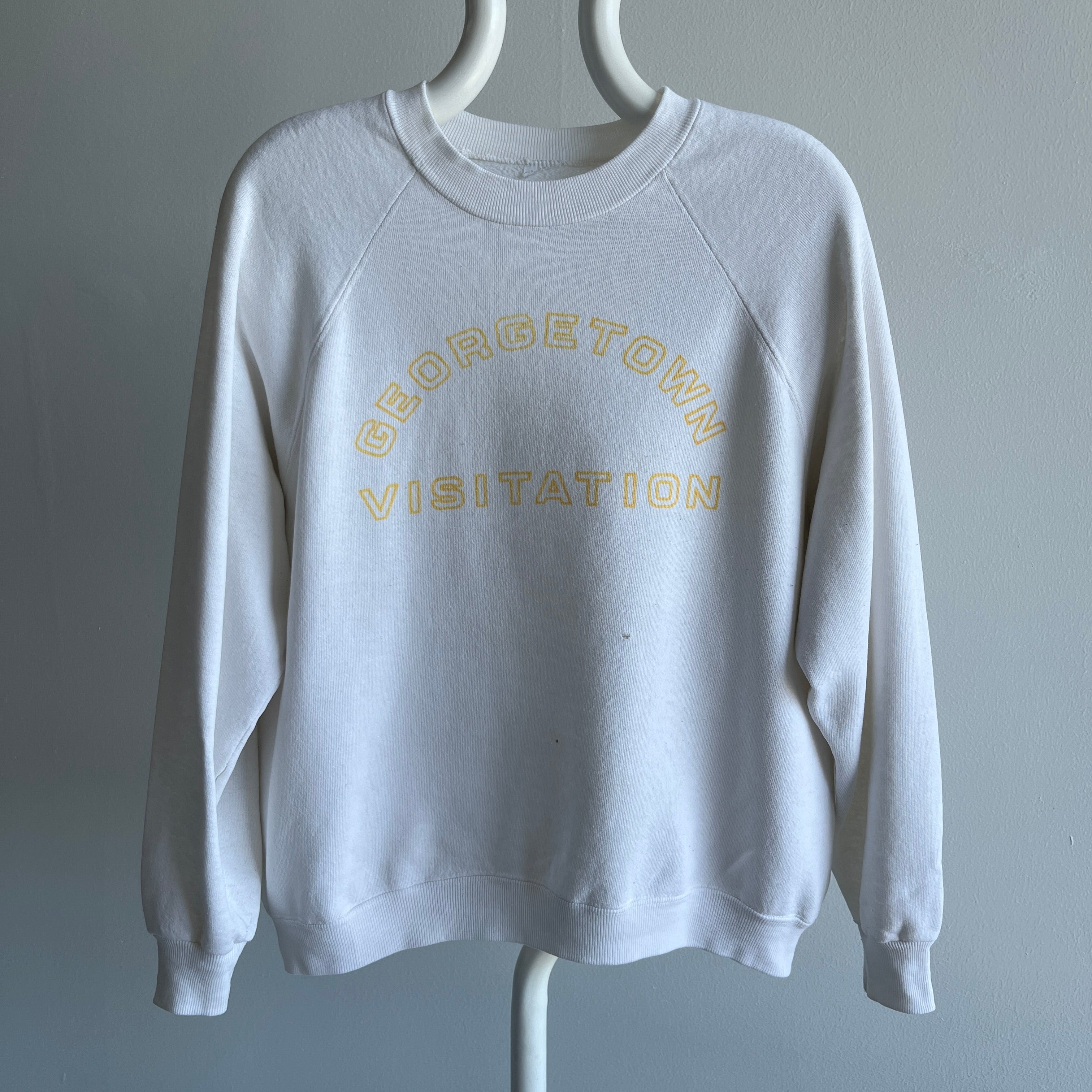 1980s Thinned Out Beyond Georgetown Visitation Sweatshirt