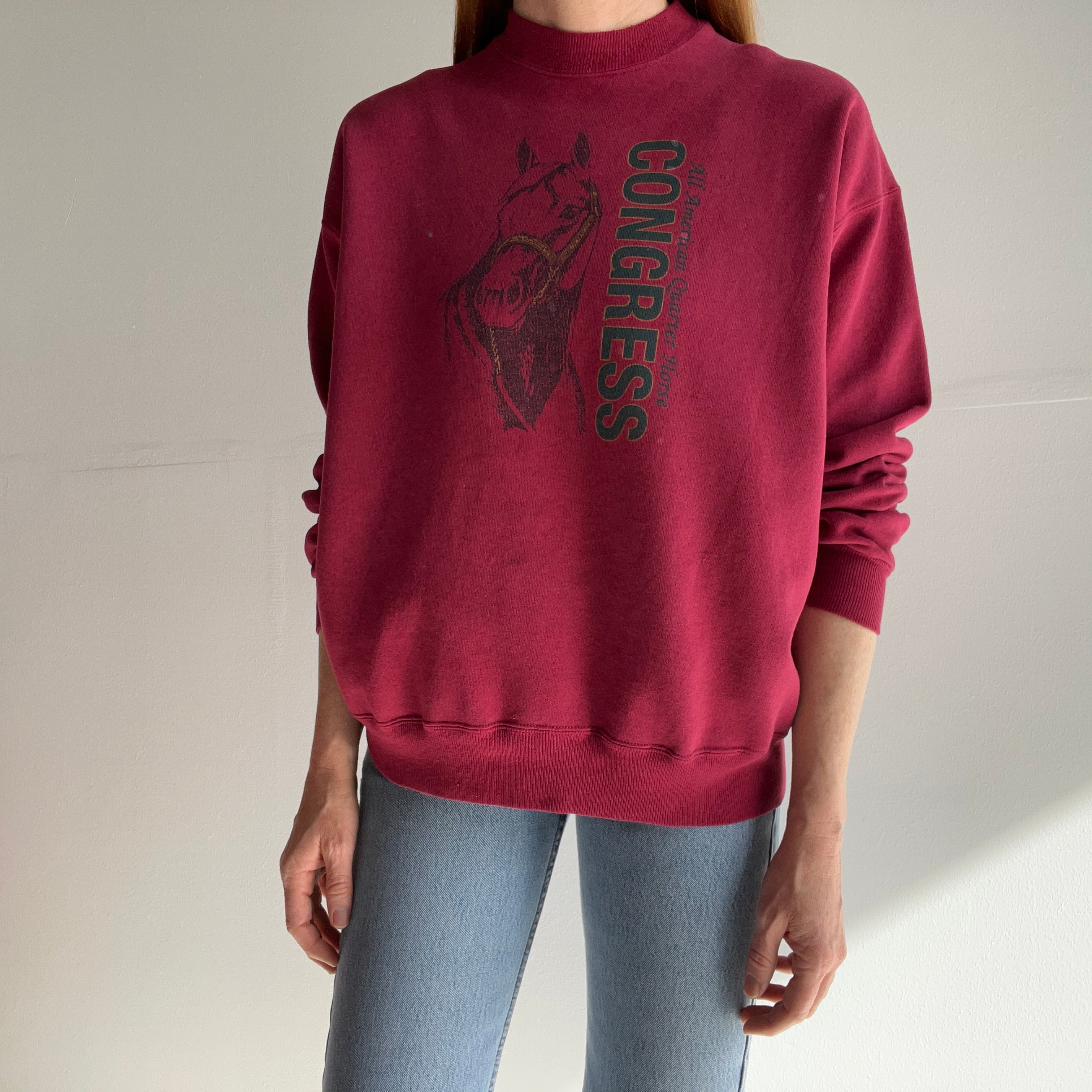 1990s All American Quarter Horse Congress Sweatshirt