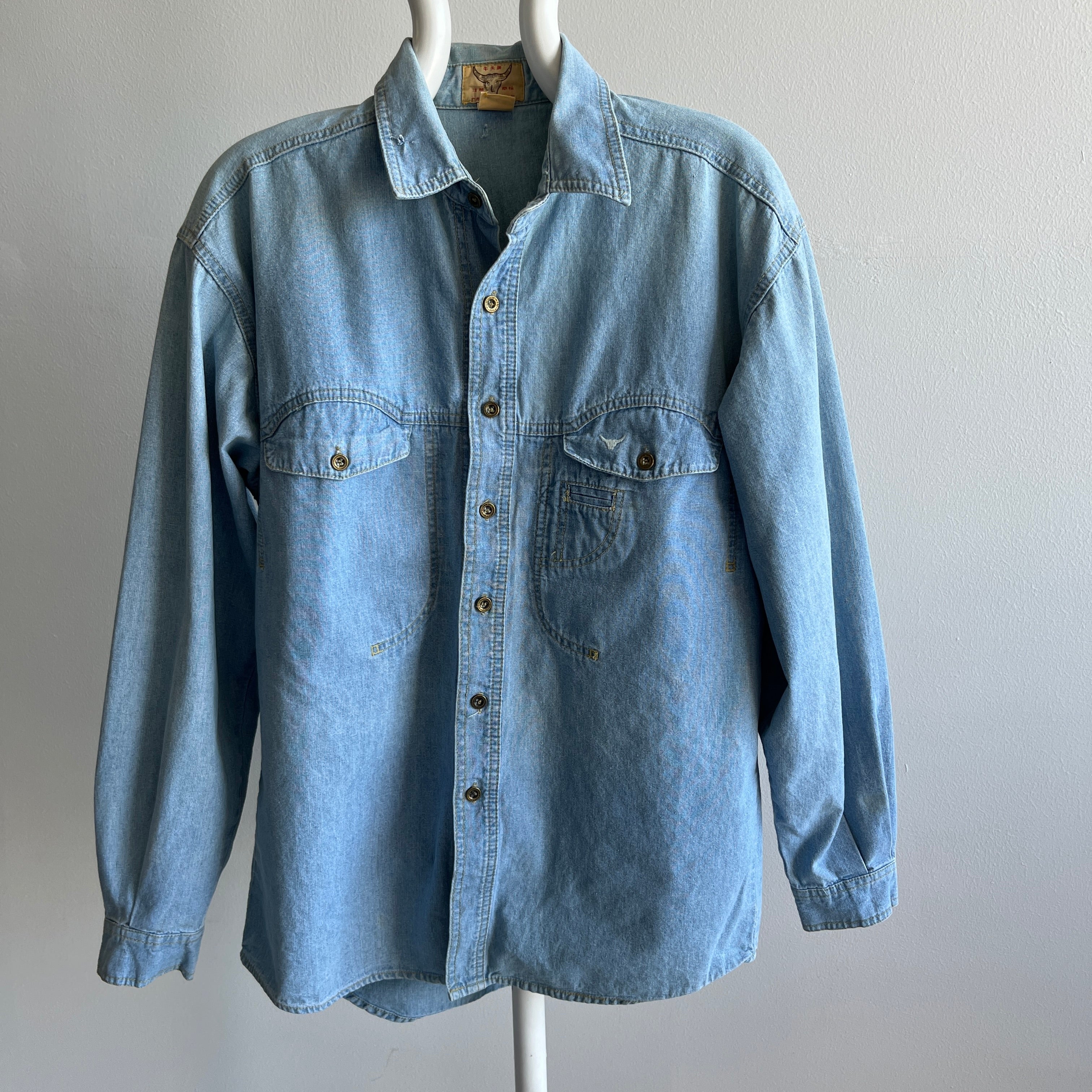 1990s Very Cool Denim Shirt