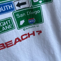 1984 Where's The Beach Southern California Tank Top