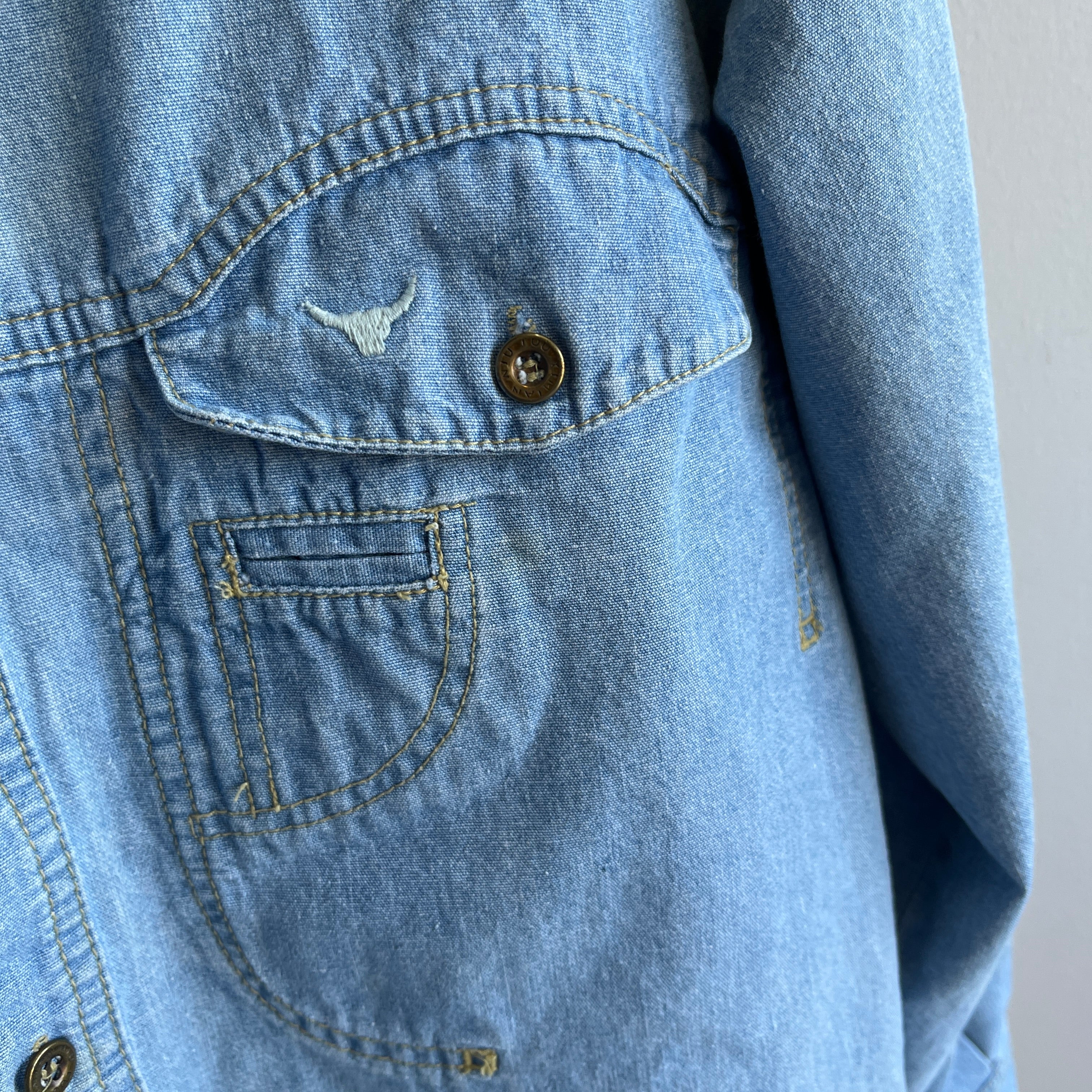 1990s Very Cool Denim Shirt