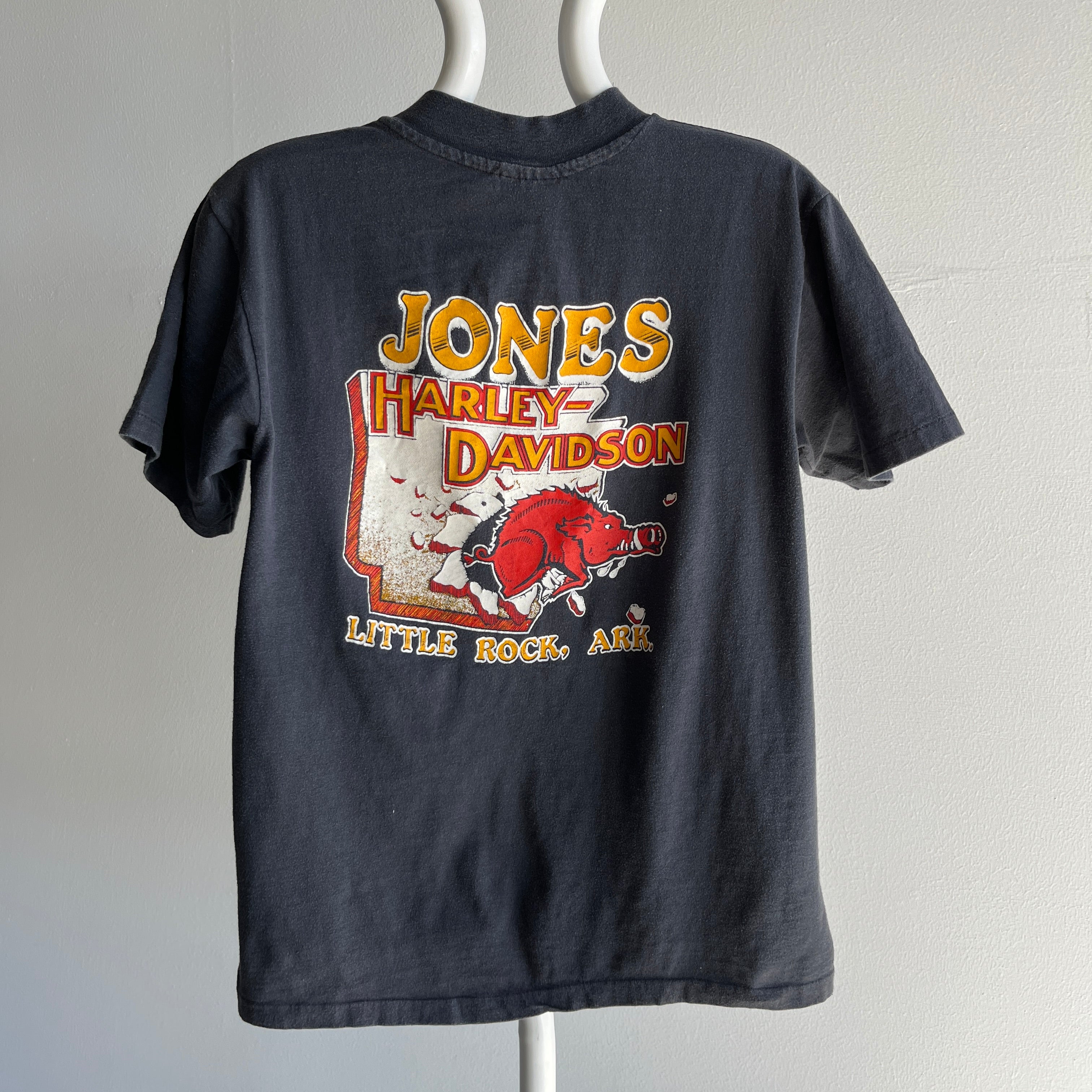 1980s Collectible Harley - Jone's Little Rock, AK - T-Shirt