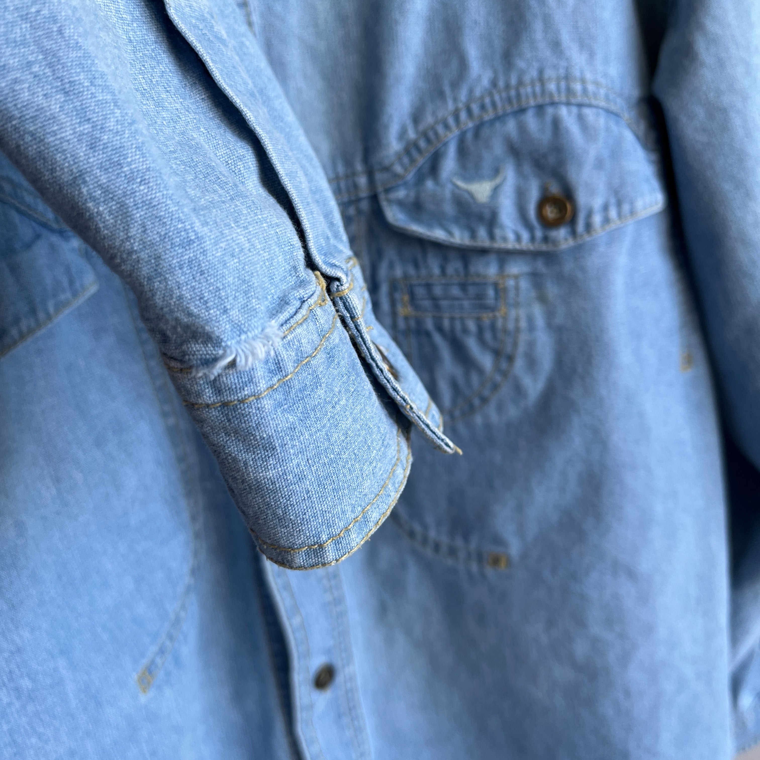 1990s Very Cool Denim Shirt