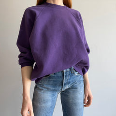 1990s Blank Purple Raglan by HHW