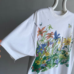 1992 Perfectly Worn Garden T-Shirt - !!!!