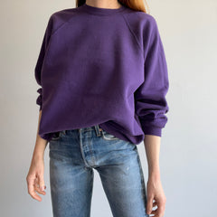 1990s Blank Purple Raglan by HHW