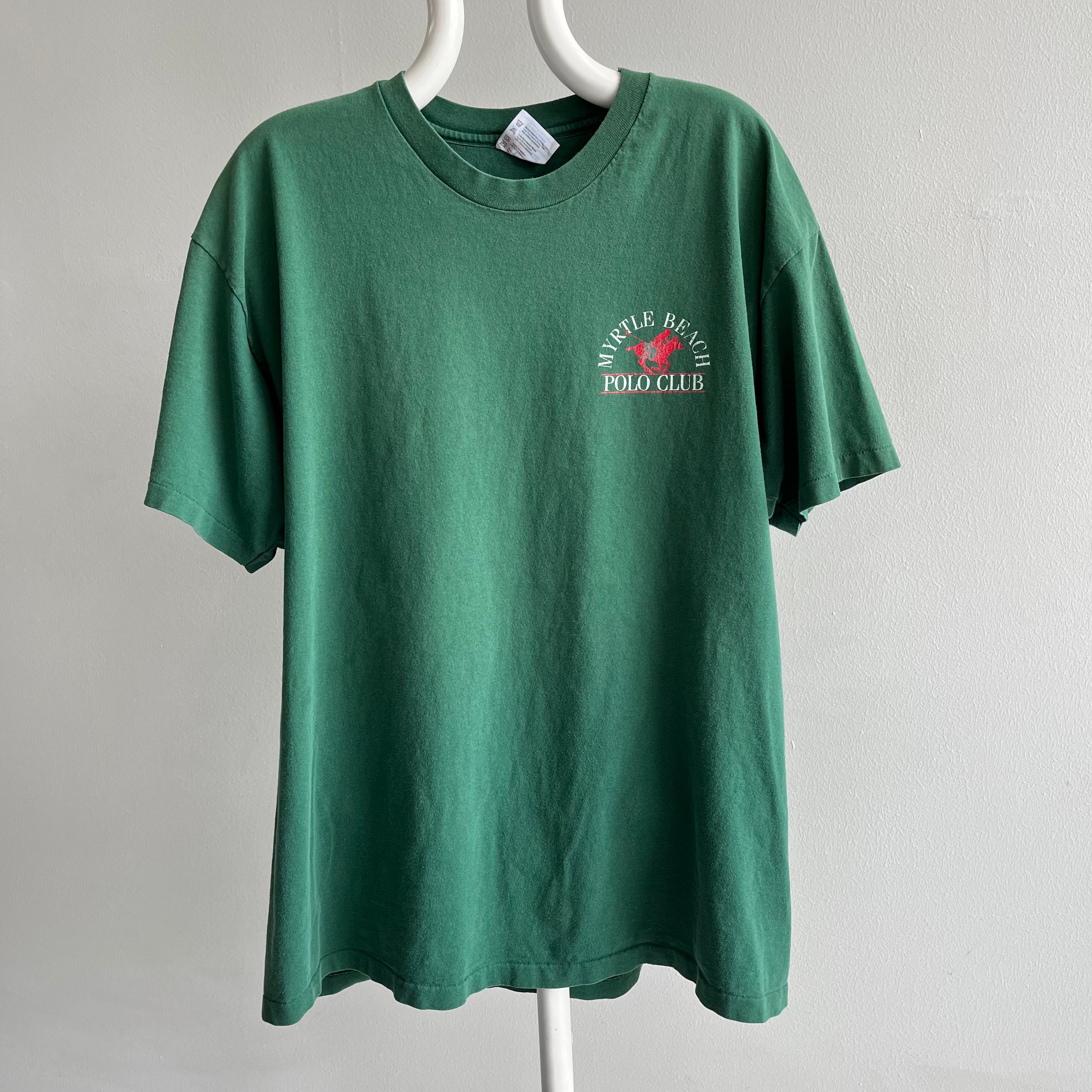 1990s Myrtle Beach Polo Club Front and Back T-Shirt