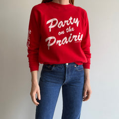 1988/9 Party on The Prairie North Dakota Centennial Sweatshirt