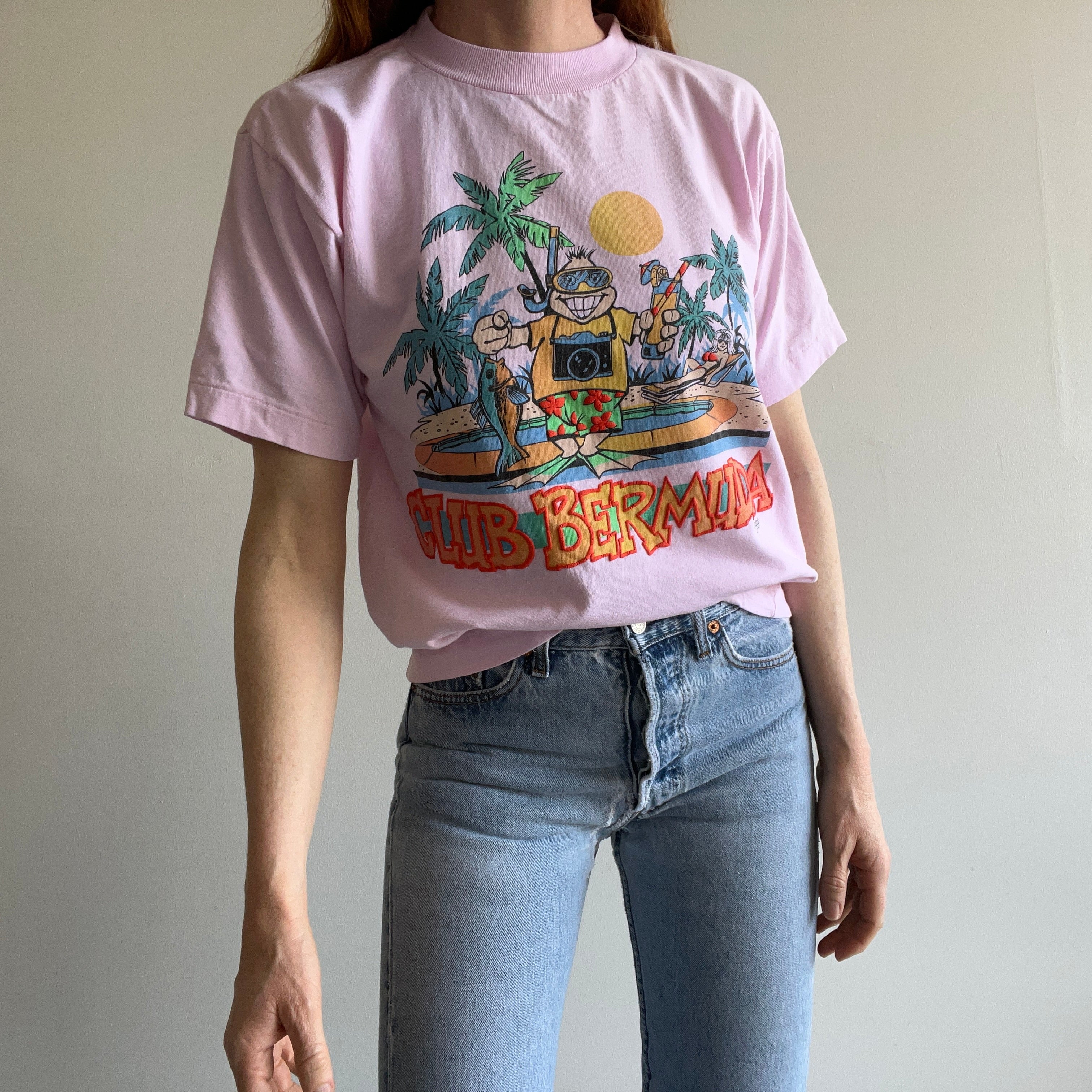1980s Club Bermuda Rad Tourist T-Shirt