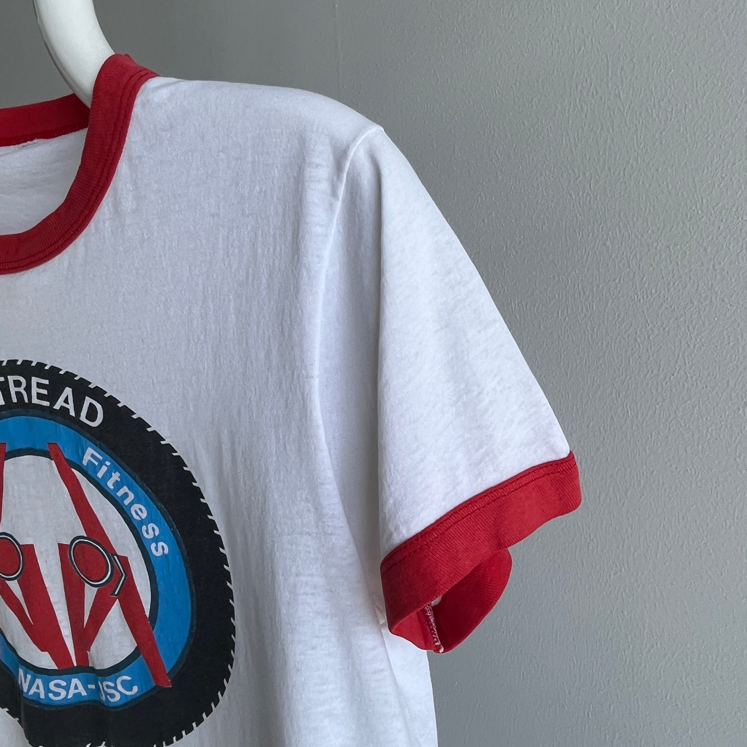 1980s NASA-JSC Retread Physical Fitness Ring Tee