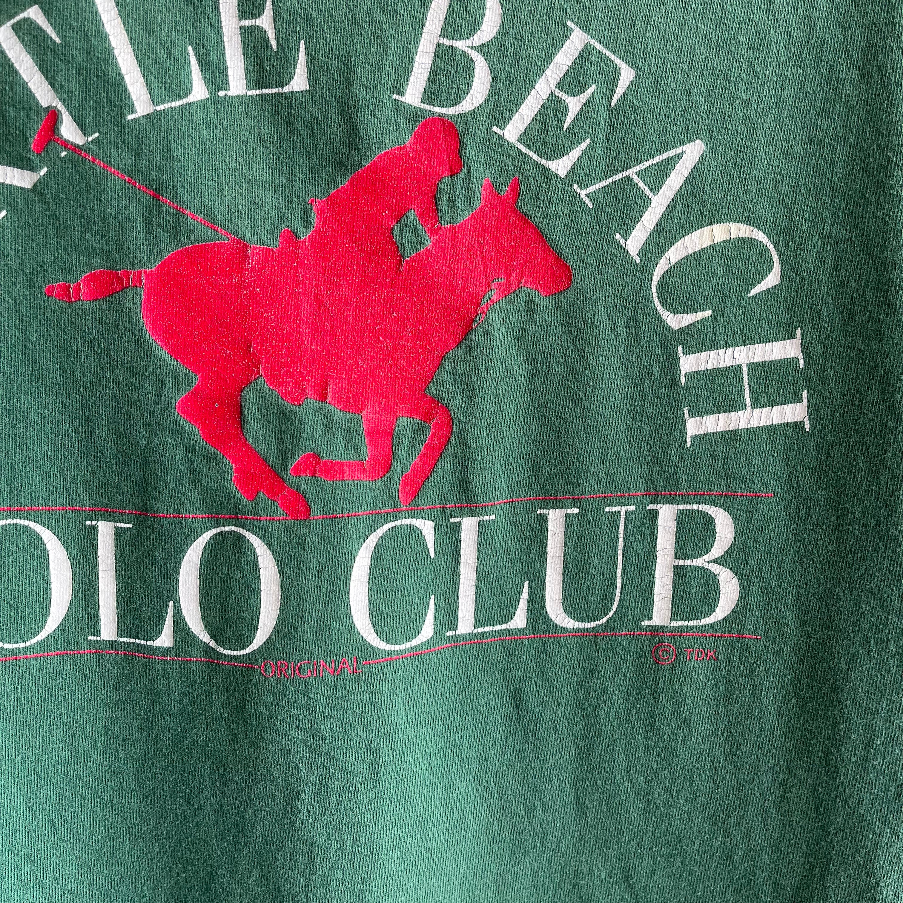 1990s Myrtle Beach Polo Club Front and Back T-Shirt