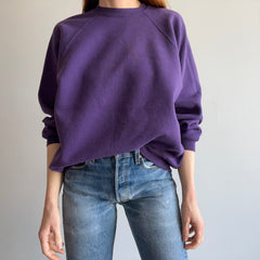 1990s Blank Purple Raglan by HHW