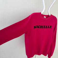 1980s/90s Pink Michelle Raglan Sweatshirt - Awwww