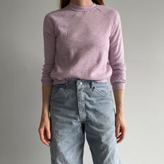 1980s Heather Pink Smaller Sweatshirt