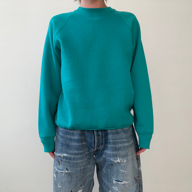 00s Heavy Weight Blank Black Sweatshirt par FOTL - Structuré