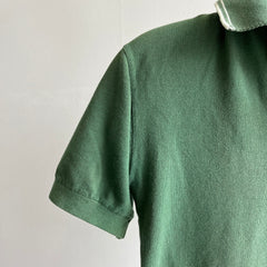 1970/80s Dark Green Smaller Sized Pocket Polo - So Good