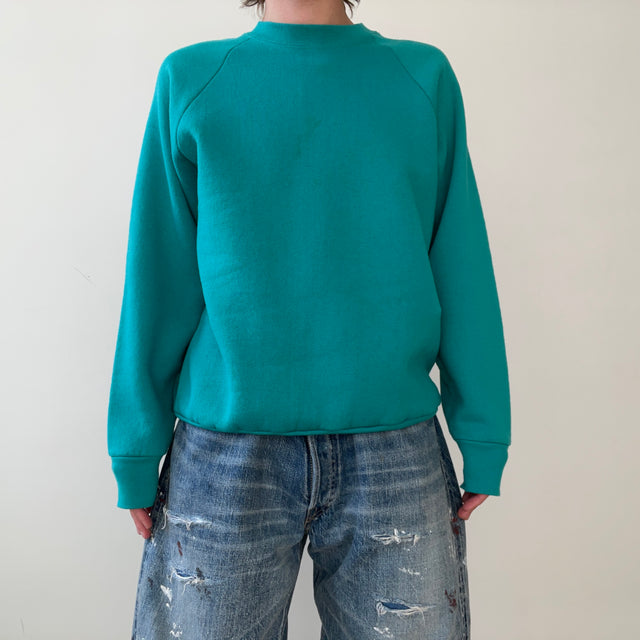 00s Heavy Weight Blank Black Sweatshirt par FOTL - Structuré