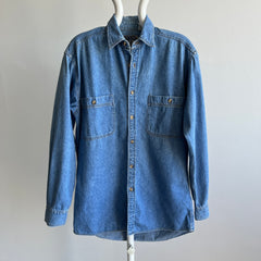 1990s Soft Denim Dad Shirt - A Good One!