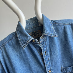 1990s Soft Denim Dad Shirt - A Good One!