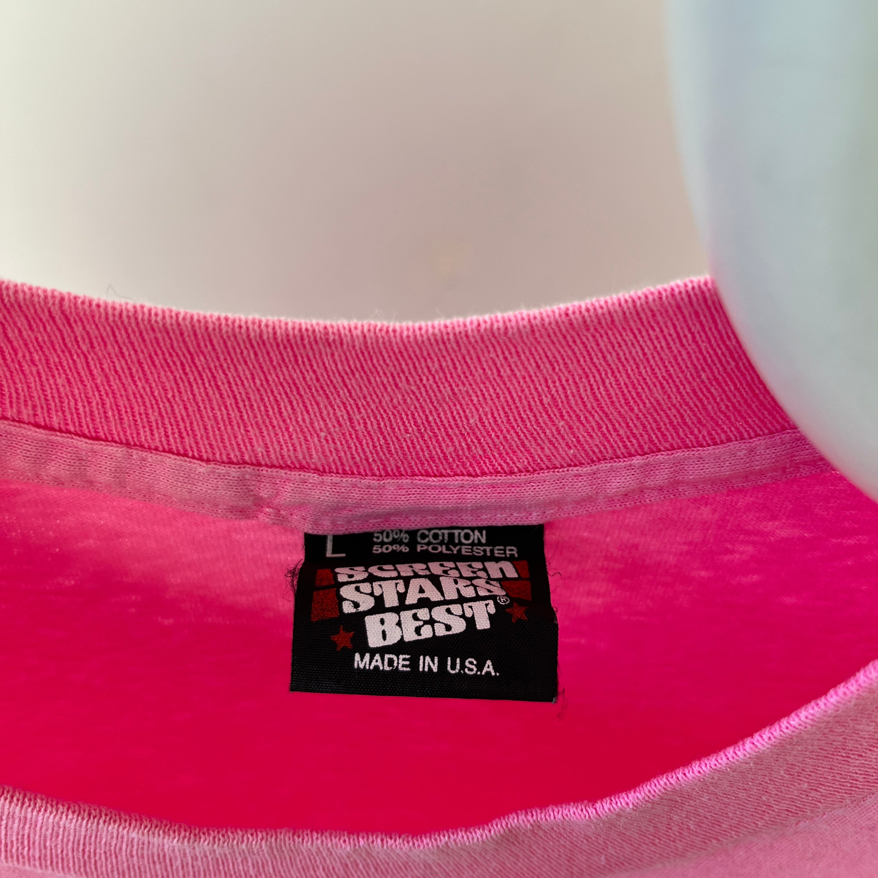 1980s/90s Blank Pink T Shirt