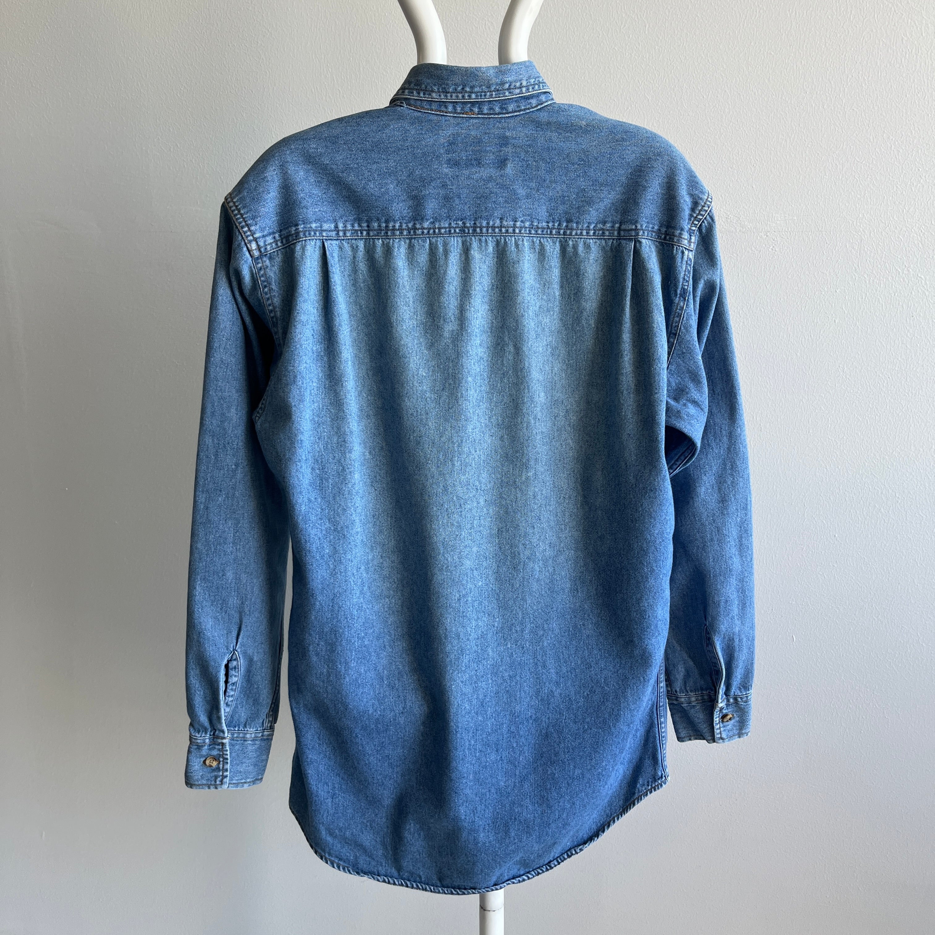 1990s Soft Denim Dad Shirt - A Good One!