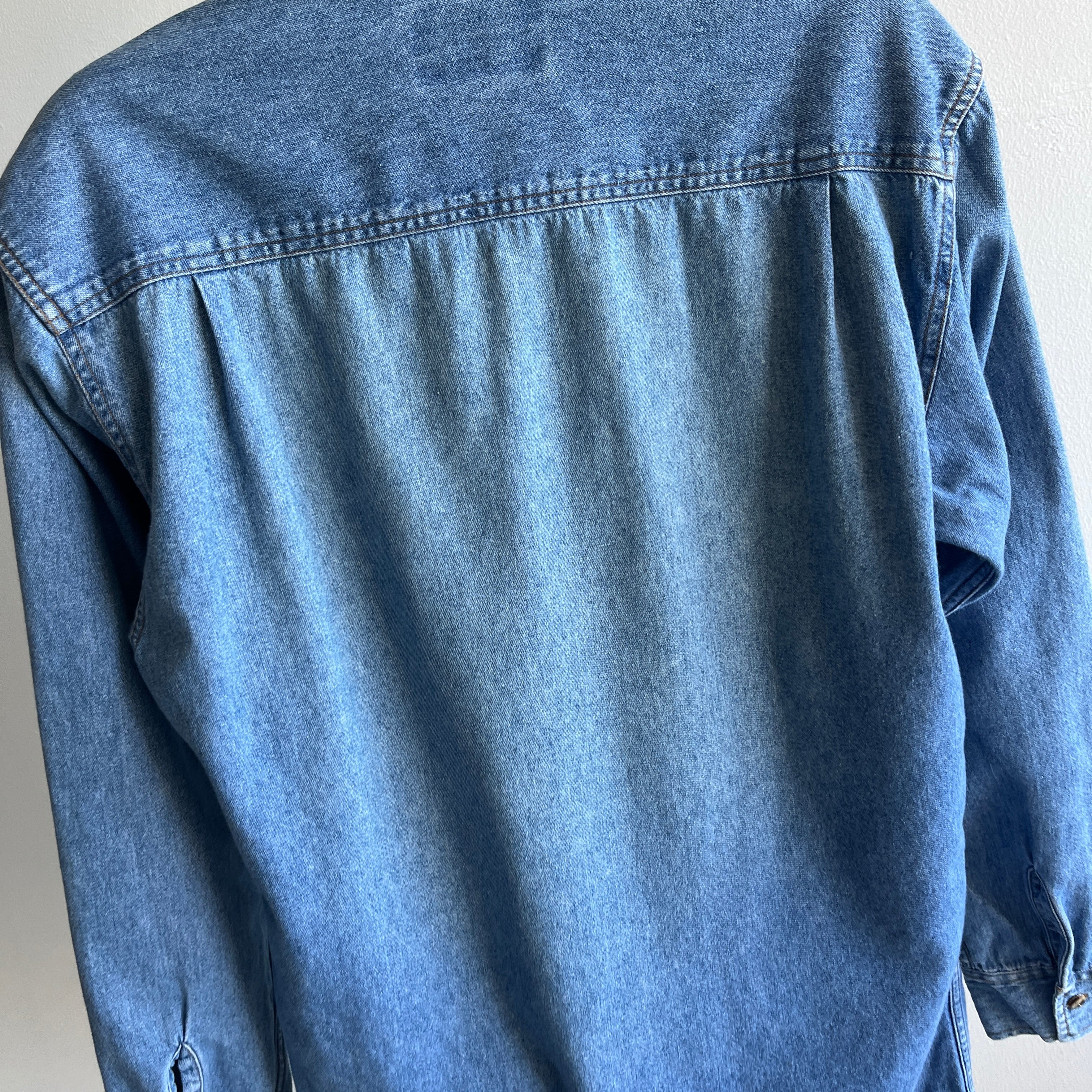 1990s Soft Denim Dad Shirt - A Good One!