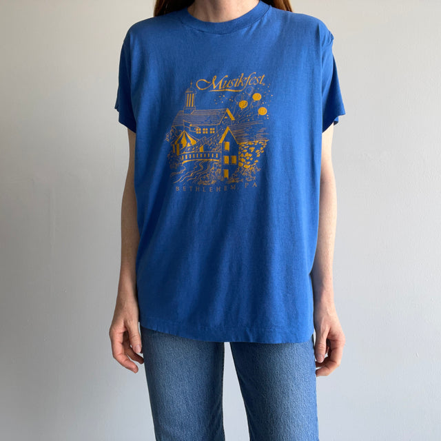 1980s Musikfest Bethlehem, PA T-Shirt by Screen Stars