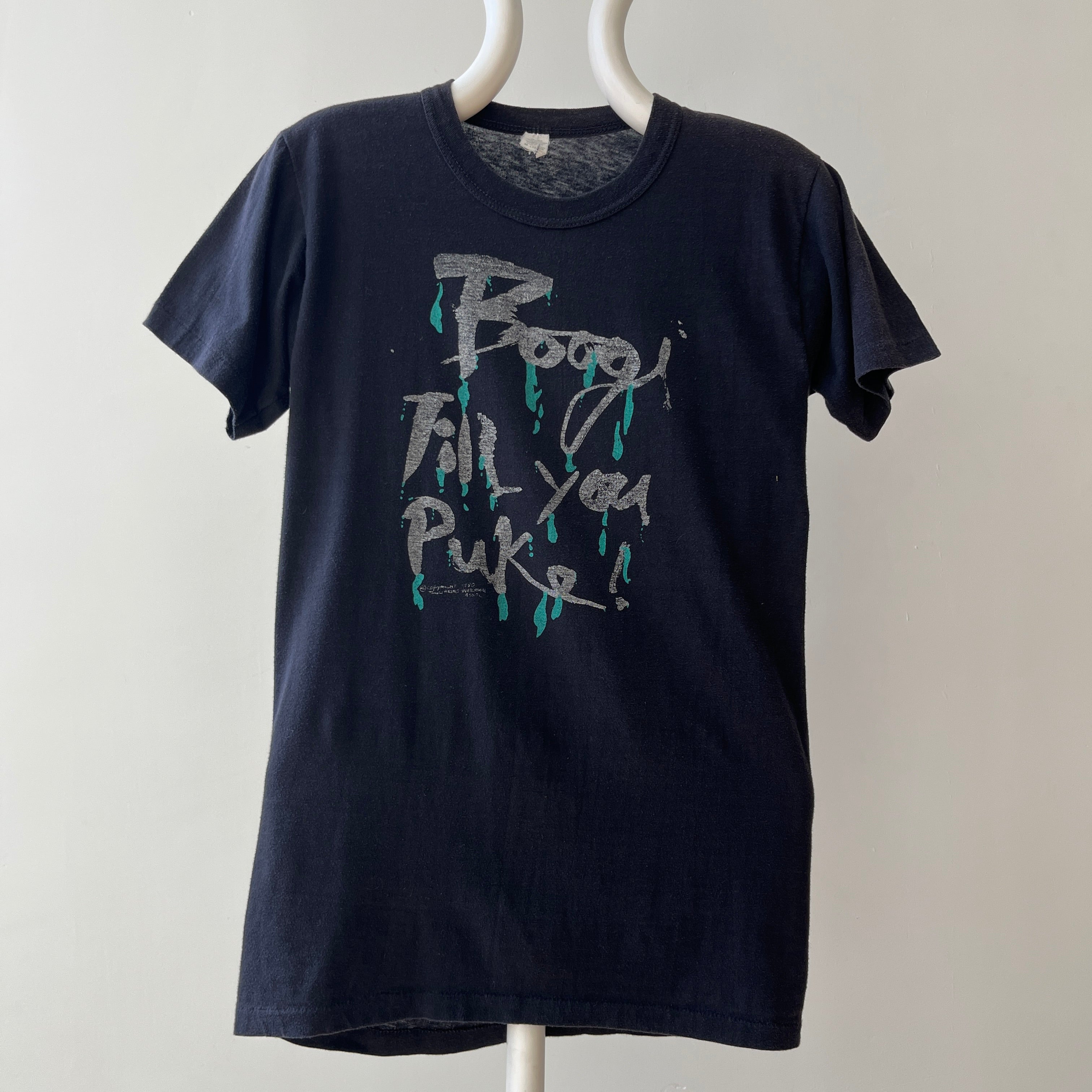 1990 Boogi Till You Puke T Shirt