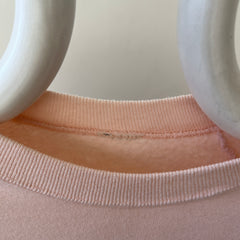 1990s Light Pink Blank Raglan Sweatshirt