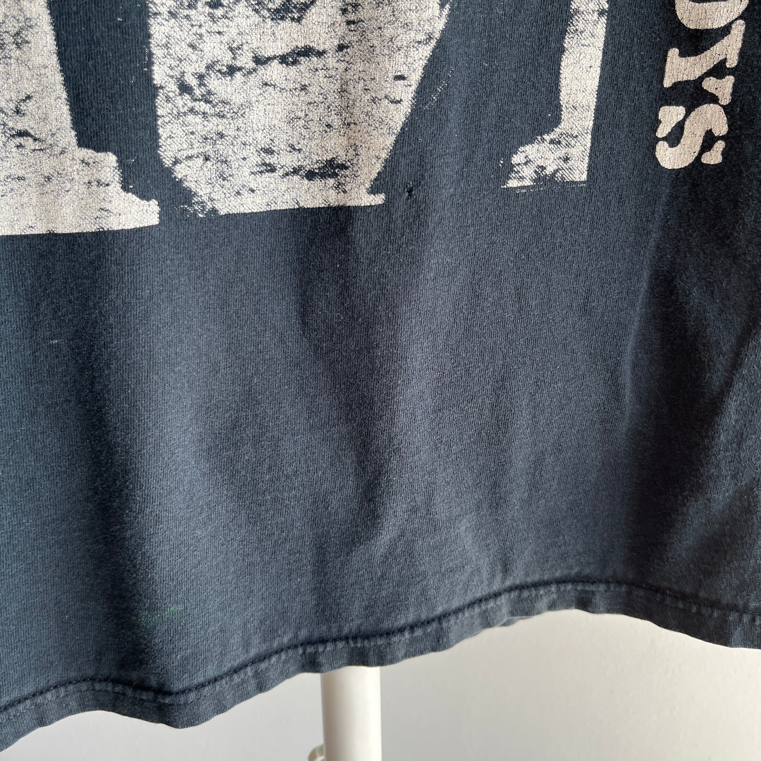 2000s Dead Kennedys Cut and Mended Nicely Worn DIY Muscle Tank