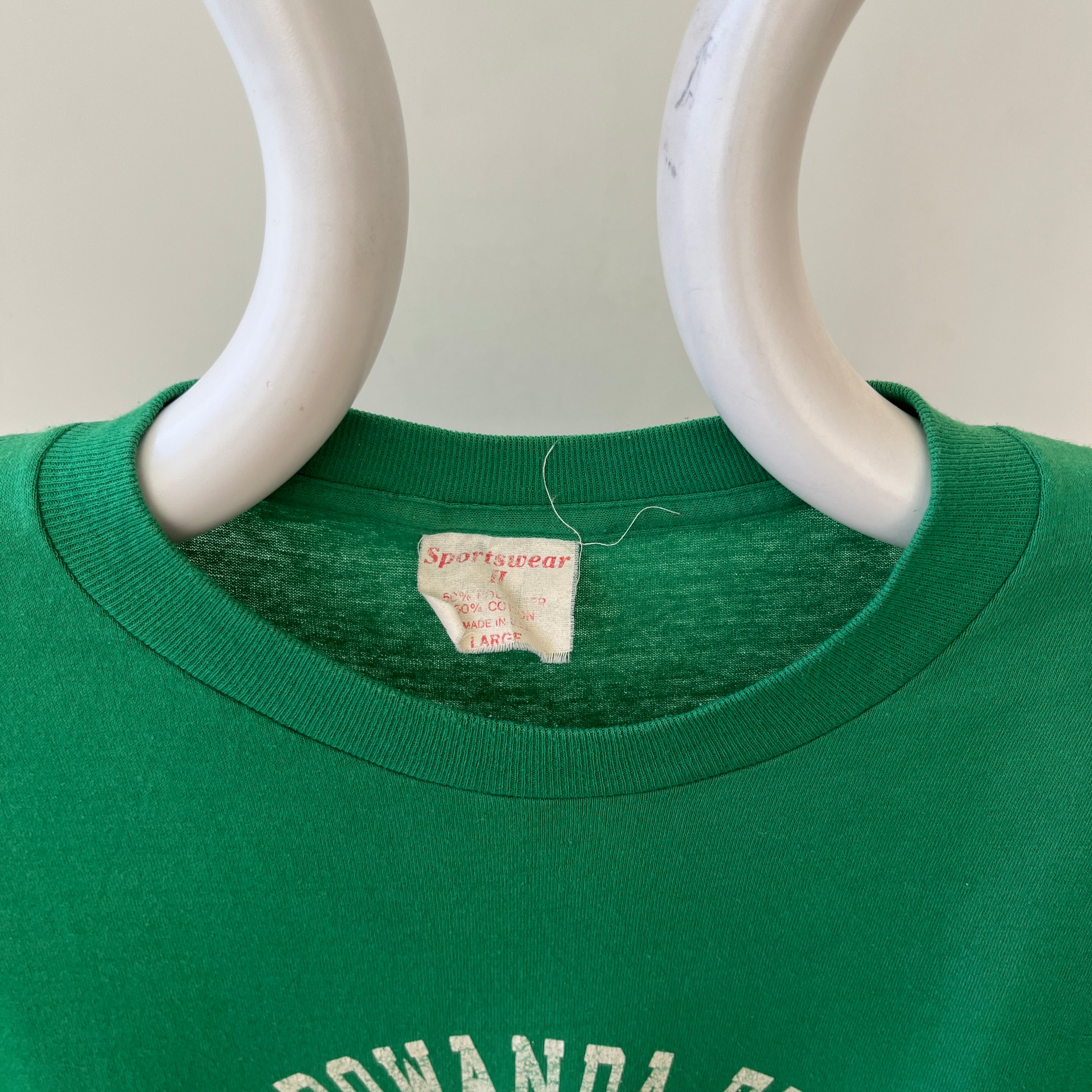 1980s The Powanda Family Picnic Green T Shirt