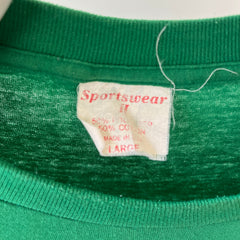 1980s The Powanda Family Picnic Green T Shirt