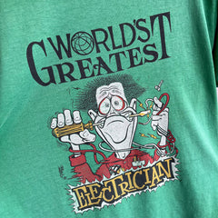 1980s World's Greatest Electrician T-Shirt
