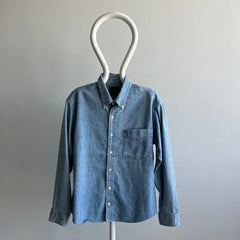 1990/2000s Soft Denim Button Down Dad Shirt by Gap