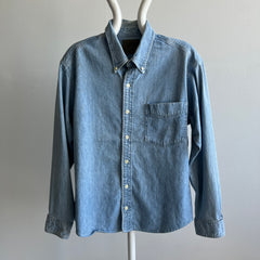 1990/2000s Soft Denim Button Down Dad Shirt by Gap