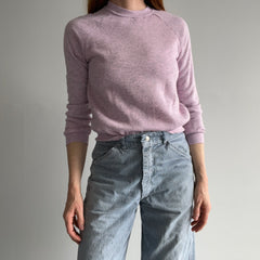 1980s Heather Pink Smaller Sweatshirt