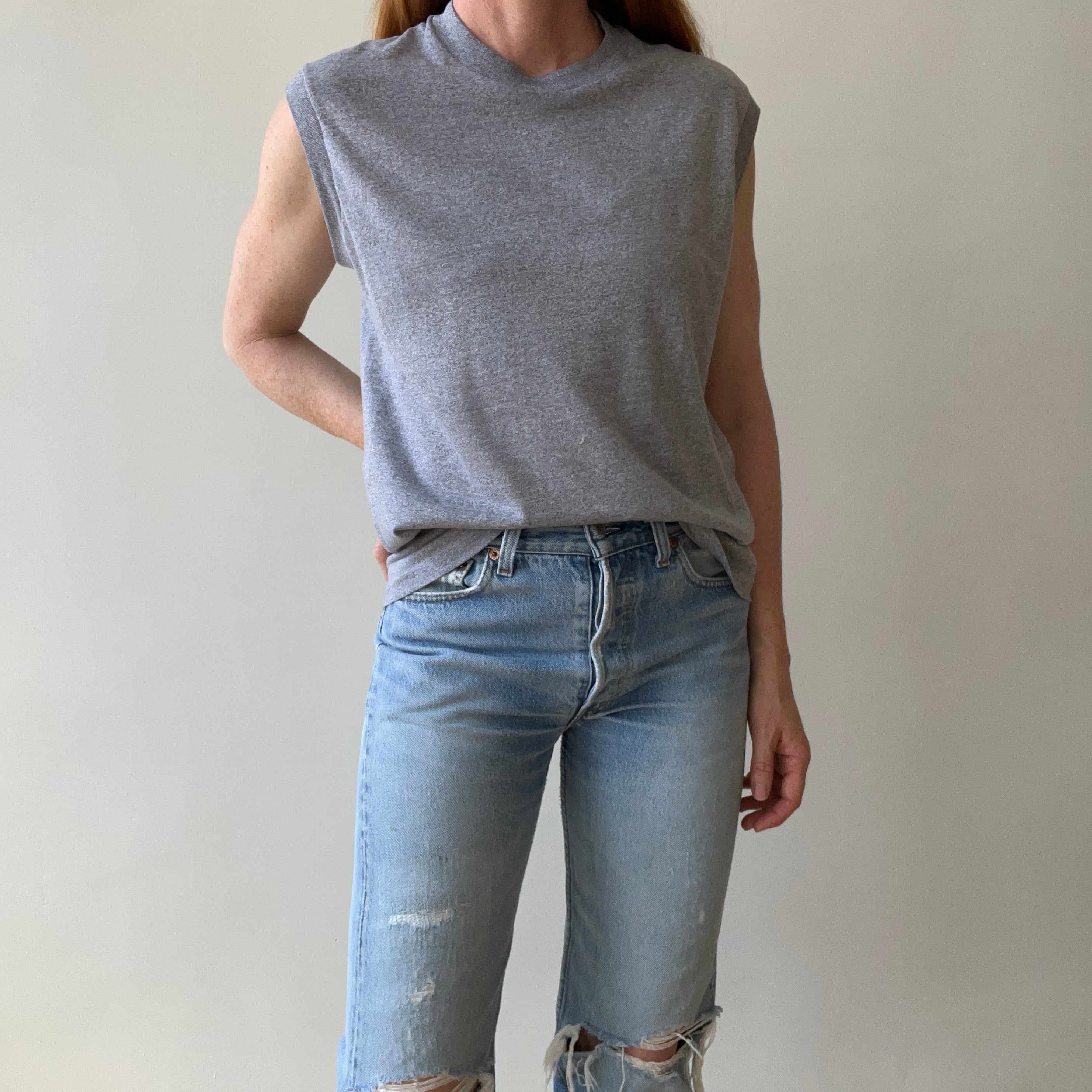 1980s/90s Grey Muscle T-Shirt