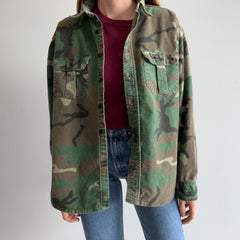 1980s Rattlers Brand USA Made Camo Flannel