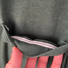 1990s Blank Dark Forest Green Pocket T Shirt - !!!