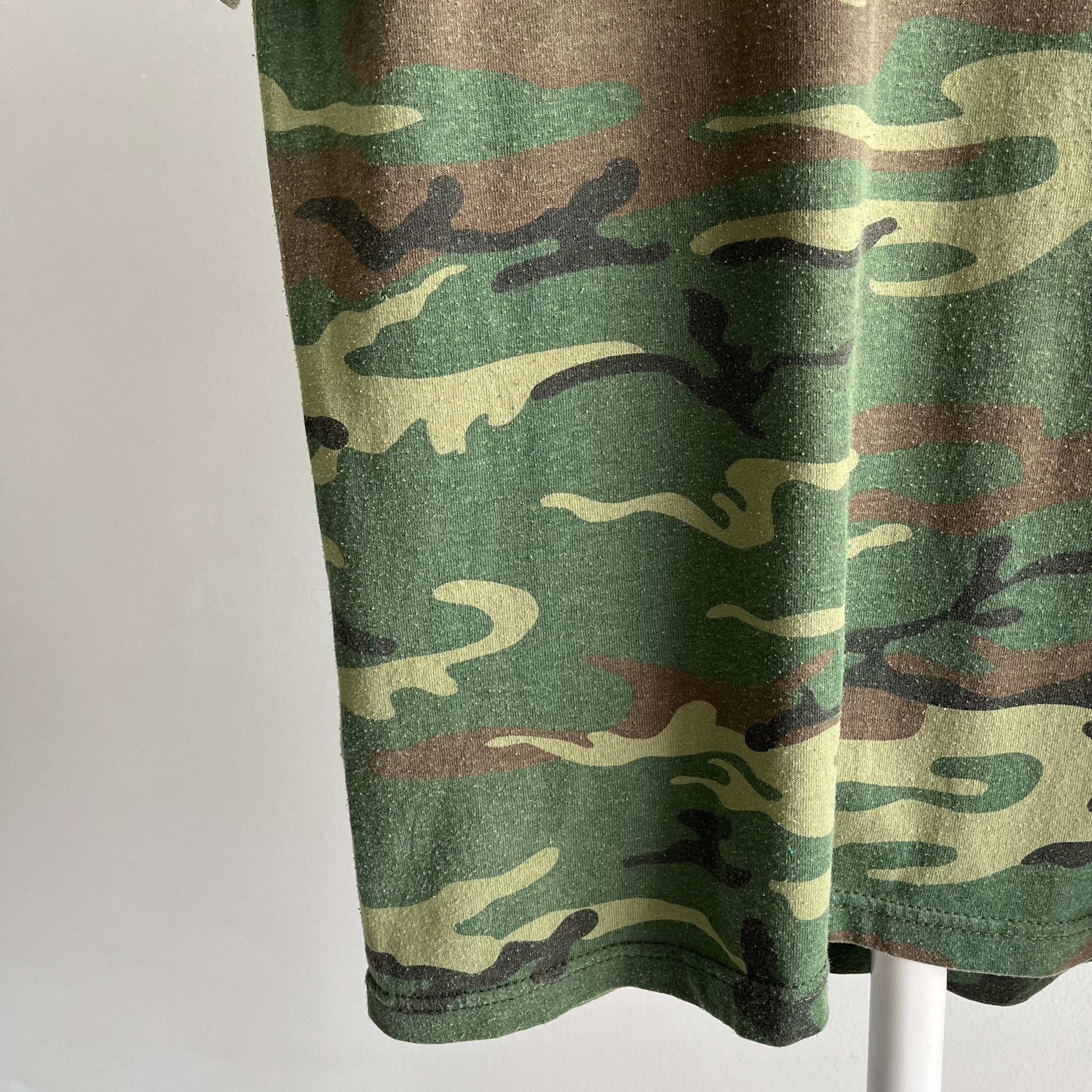 1980s Blank Camo T-Shirt