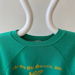 1970s/80s Chi Eta Phi Sorority Raglan Sweatshirt