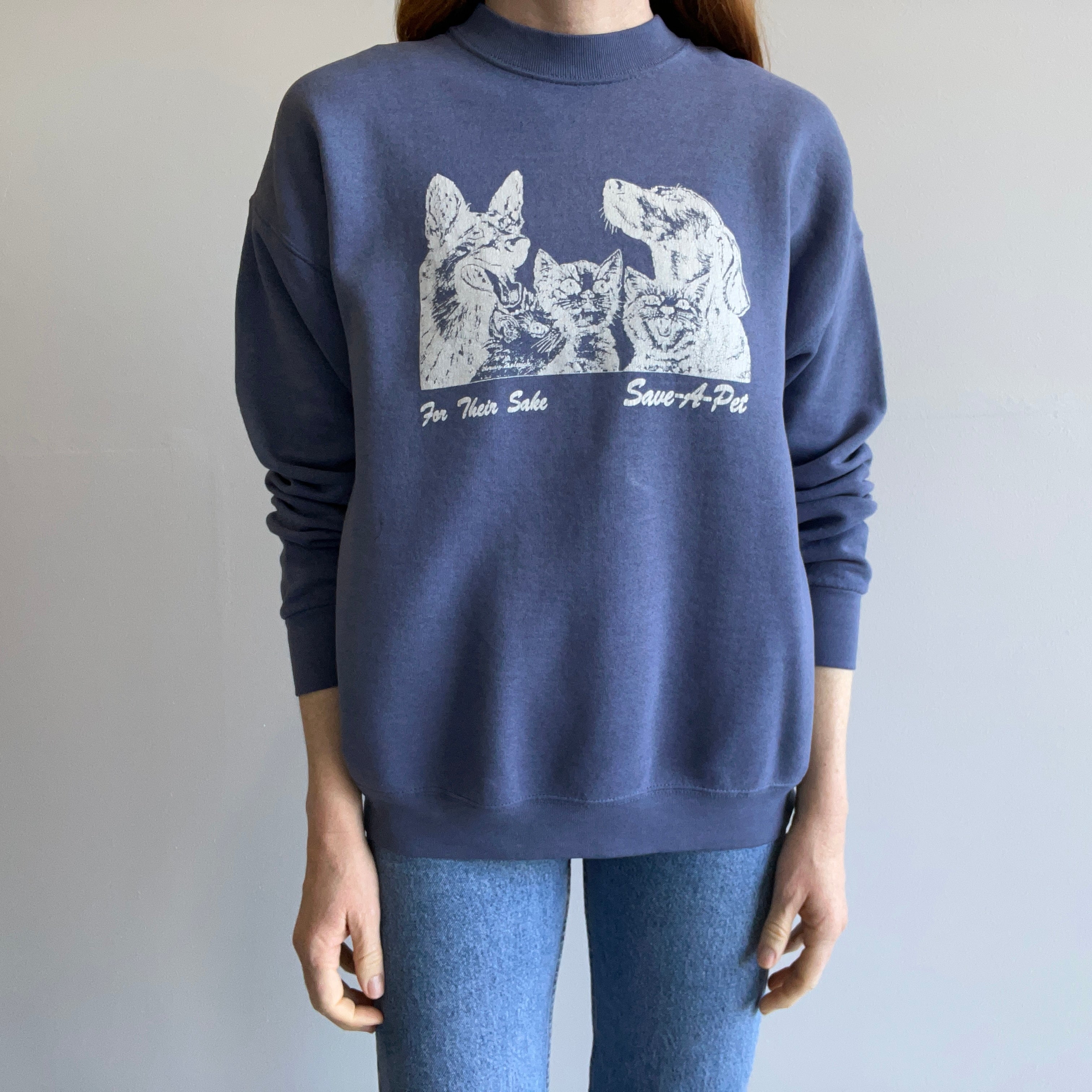 1980s For Their Sake Save-A-Pet Sweatshirt