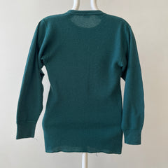 1990s Blank Forest Green Thermal Shirt