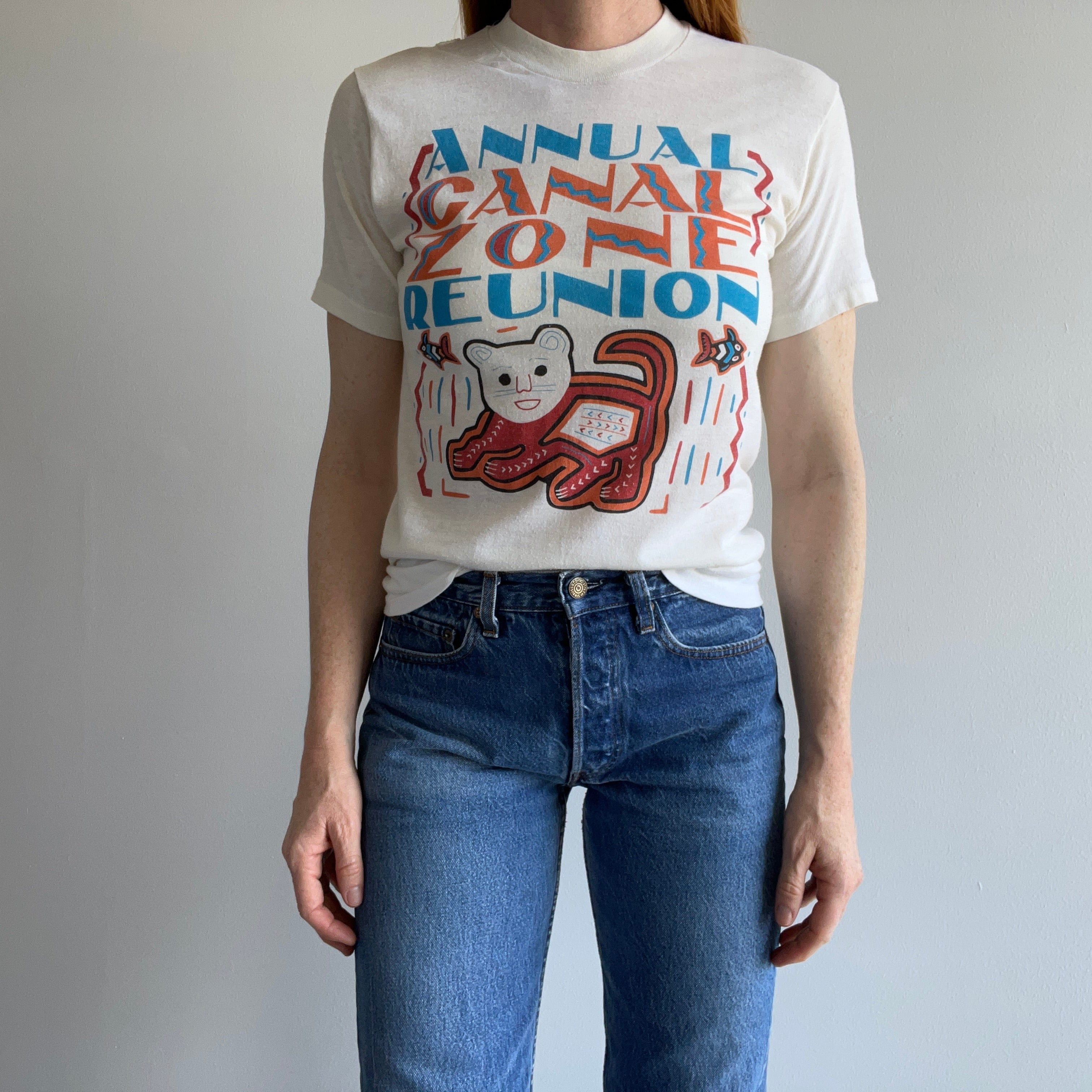 1980s Annual Canal Zone Reunion T-Shirt